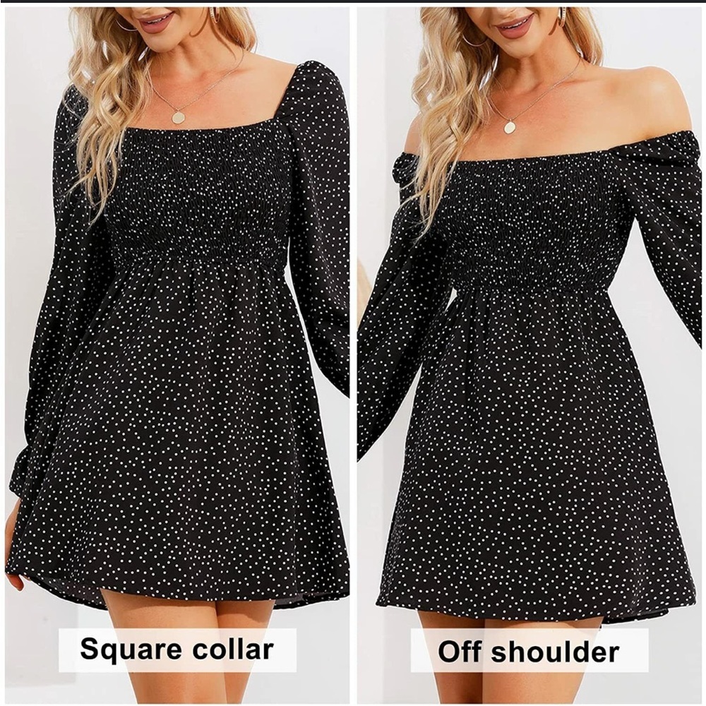 NWT Exlura polka dot dress